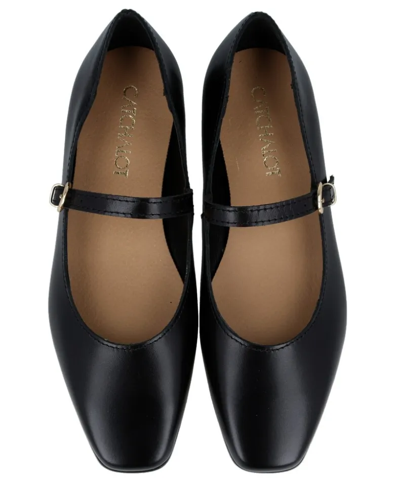 Bailarina negra piel lisa Catchalot 3485