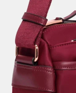 Bolso burdeos mujer Binnari Petra 21362
