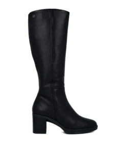 Bota negra con cremallera Porronet Rita 4782