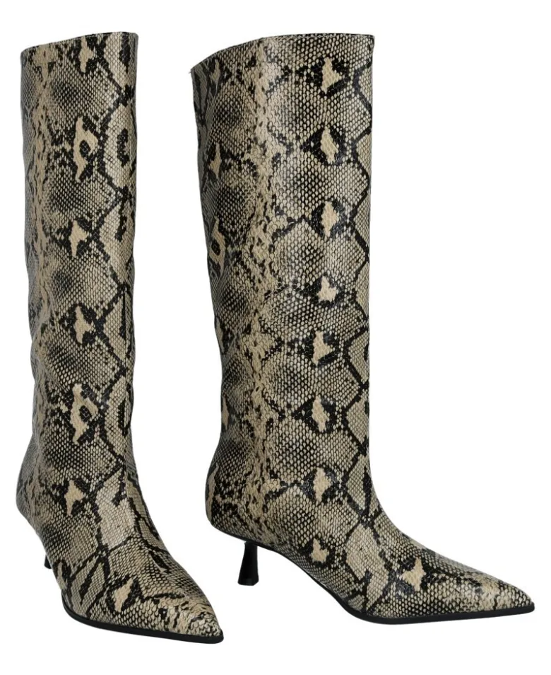 Botas altas animal print Gioseppo 80131-P