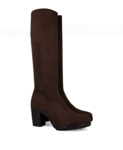 Botas altas en marrón Miss Elastic Caro 78018