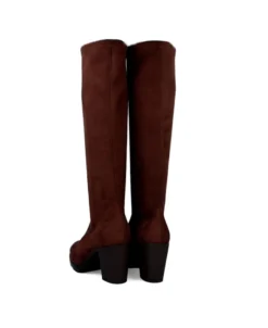 Botas altas en marrón Miss Elastic Caro 78018