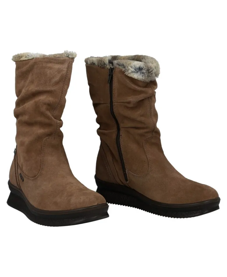 Botas marrones con pelo Imac 856709. 7152. 017