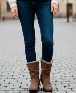 Botas marrones con pelo Imac 856709. 7152. 017