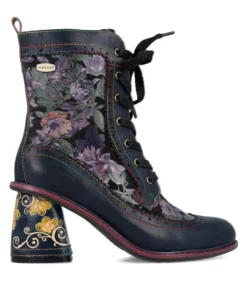 Botines acordonados de piel Laura Vita Evcao 81