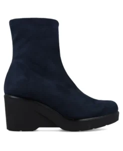 Botines de antelina azules Miss Elastic 75500