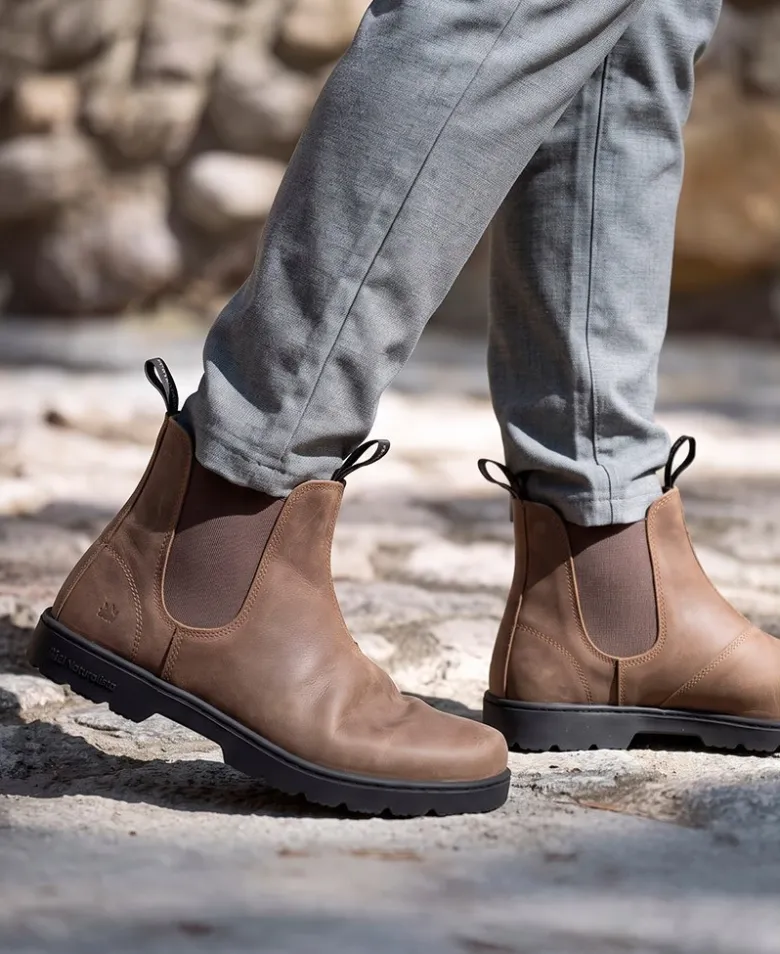 Botines de piel barefoot El Naturista Nomada 5262