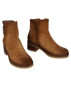 Botines de serraje tacón bajo Porronet 4831