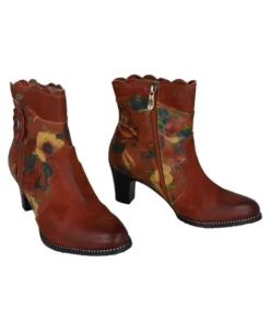 Botines floreados Laura Vita Elcodieo 55