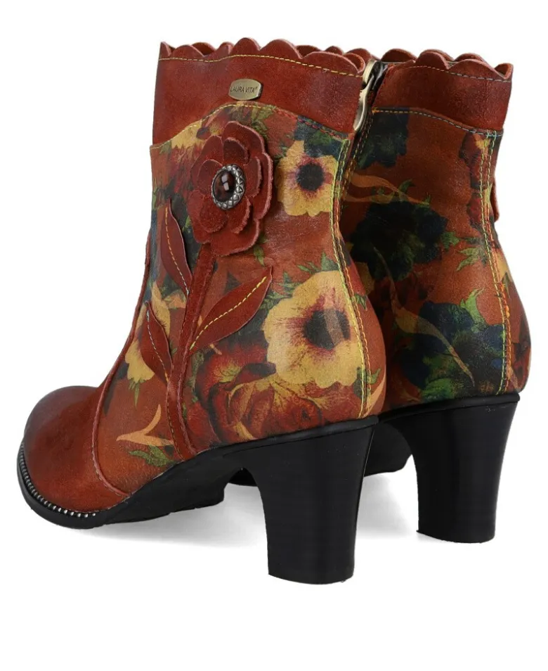 Botines floreados Laura Vita Elcodieo 55
