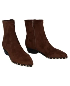 Botines marrones de antelina Noa Harmon 10448