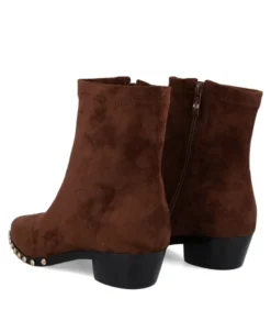 Botines marrones de antelina Noa Harmon 10448