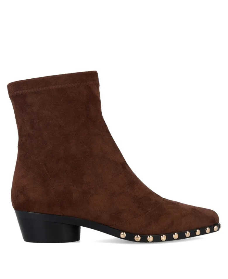 Botines marrones de antelina Noa Harmon 10448