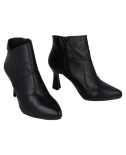 Botines negros de piel Desireé Saga 6
