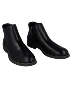 Botín negro con plantilla extraíble Fluchos F1343