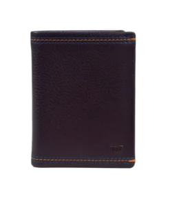 Cartera de piel con pespuntes Bellido 6282