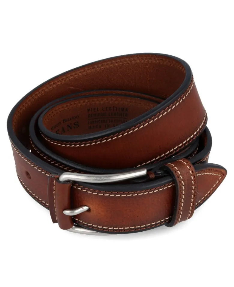 Cinturón de piel para hombre Bellido 4105040