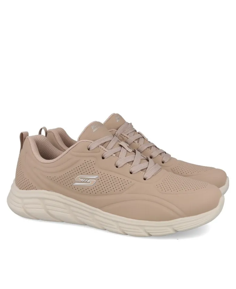 Deportivas beige Skechers Bobs B Flex 117715