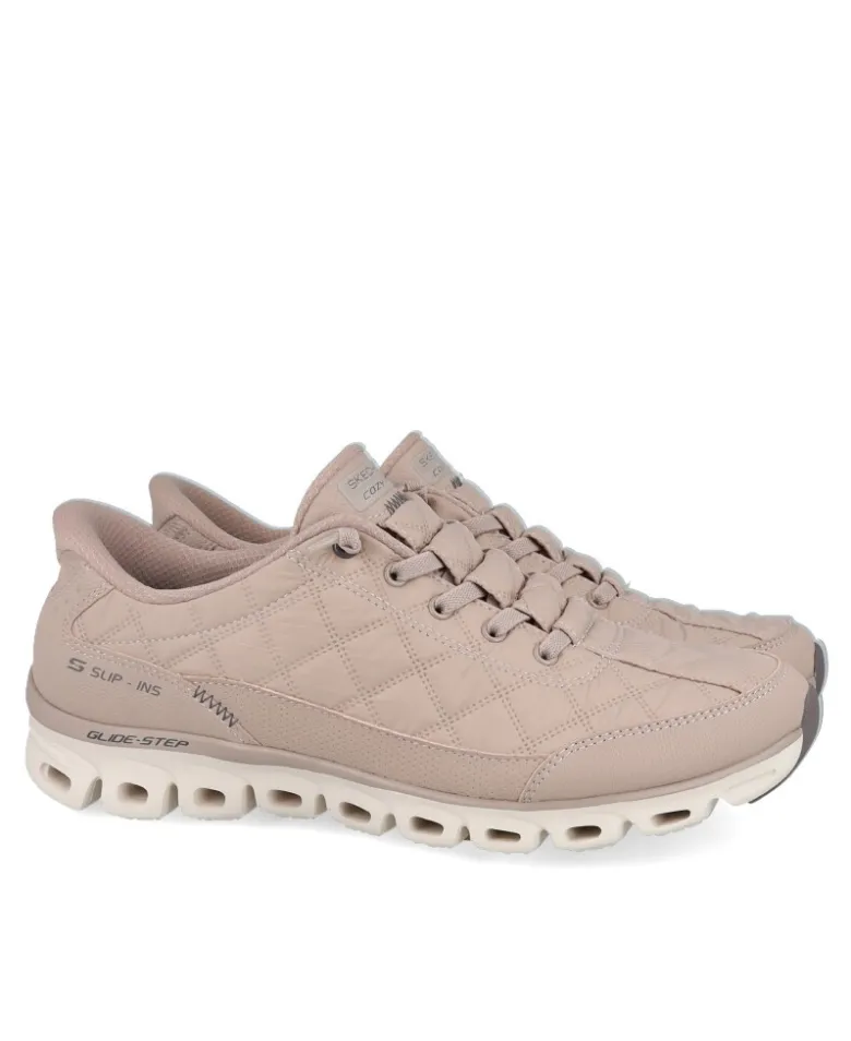 Deportivas beige Skechers Slip-ins Glide Step 104556