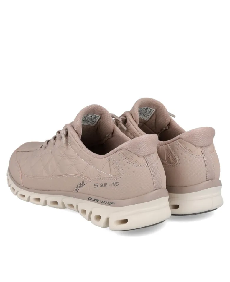 Deportivas beige Skechers Slip-ins Glide Step 104556