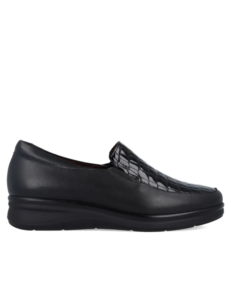Mocasines de piel combinada Pitillos 11503