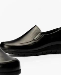 Mocasines de piel con cuña baja Pitillos 107
