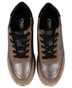 Sneakers metalizadas con cuña Imac 858248 7152017