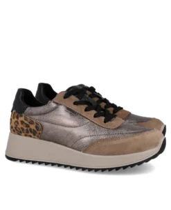 Sneakers metalizadas con cuña Imac 858248 7152017