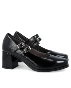Tacón de piel estilo Mary Jane Pitillos 10831
