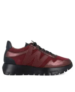 Zapatillas casual burdeos Wonders Odisei A-24110
