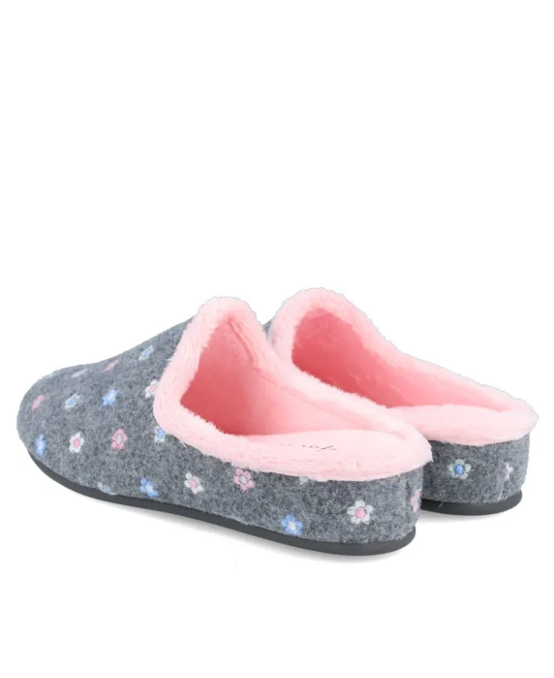 Zapatillas de casa con estampado flores Garzón 12000.371