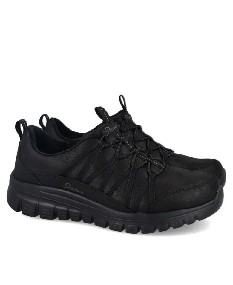 Zapatillas negras Skechers Graceful 100889