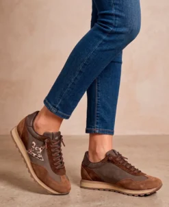 Zapatillas retro de piel Cetti C-1259