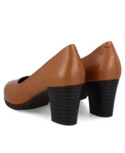 Zapato de salón color marrón Pitillos 100