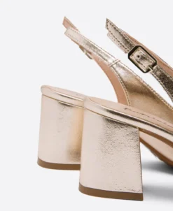 Zapato dorado Patricia Miller Olivenza 5532