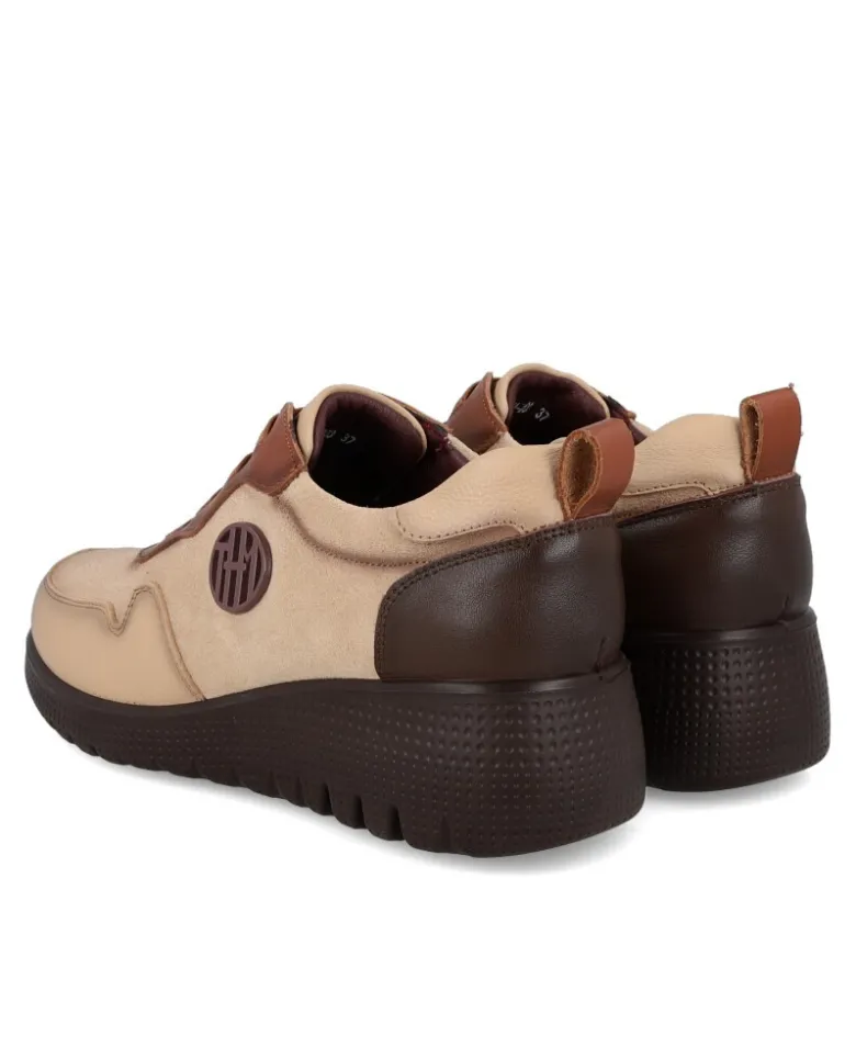 Zapatos casual con cuña Happy Monk Granada 003