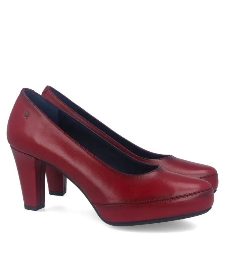 Zapatos con tacón Dorking Blesa rojo 5794