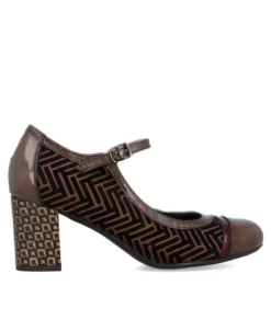 Zapatos estampados de tacón bloque Dorking D8669