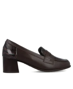 Zapatos estilo mocasín de tacón Pitillos 11642