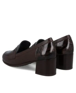 Zapatos estilo mocasín de tacón Pitillos 11642