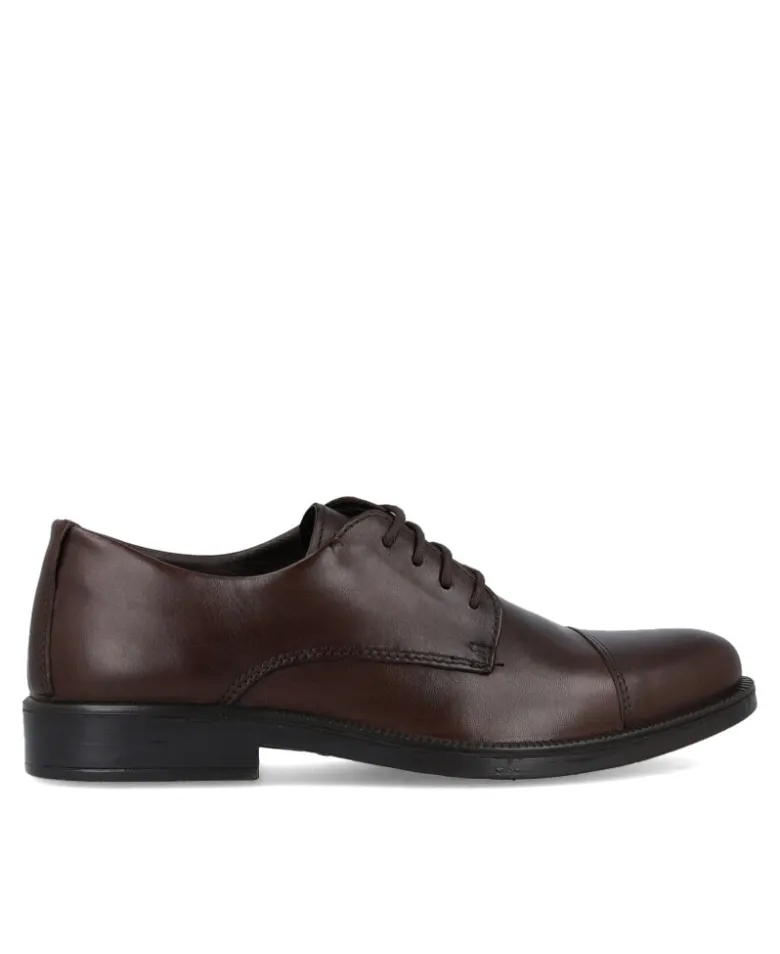 Zapatos marrones de piel Imac 850210.28263.017