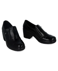 Zapatos negros con cremallera Imac 206790