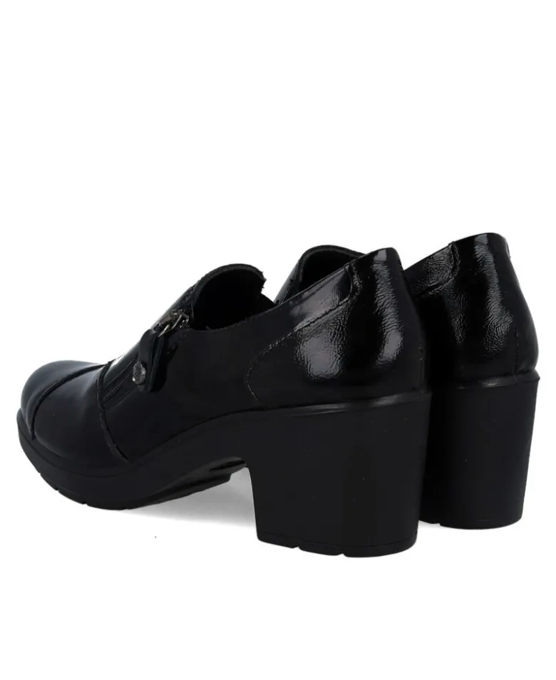 Zapatos negros con cremallera Imac 206790