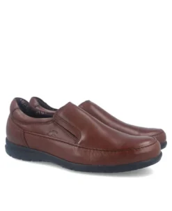 Zapatos planos sin cordones Fluchos Luca Slip On 8499 marrón
